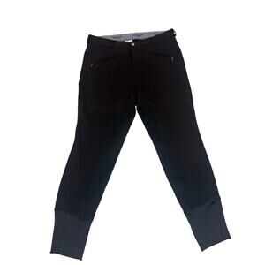 NWT Mens Tuffrider Black Cotton Full Seat Riding Pants Size 35